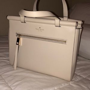 Cream pink Kate Spade bag